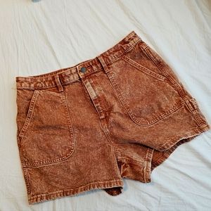 Rust orange shorts